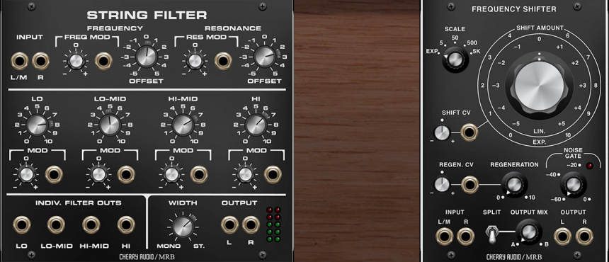 Rackmode String Filter + Rackmode Frequency Shifte